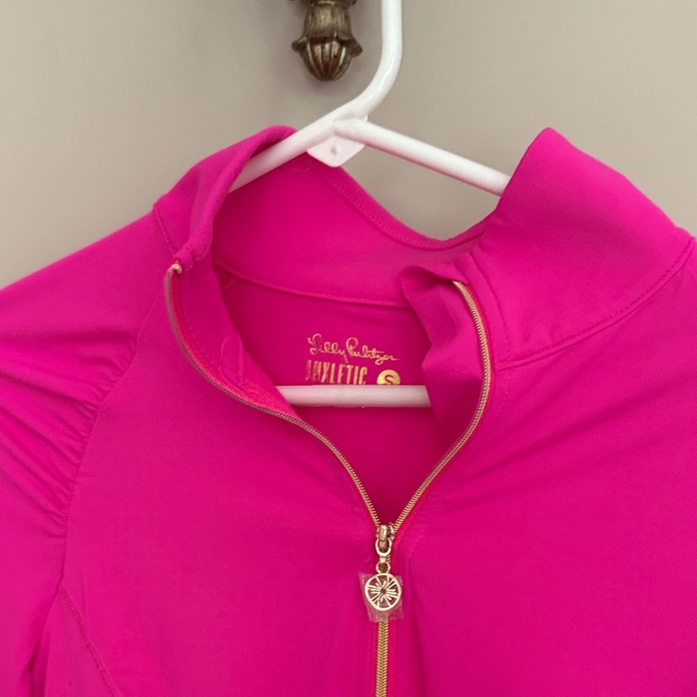 Lilly Pulitzer Fuchsia Zip-Up Jacket